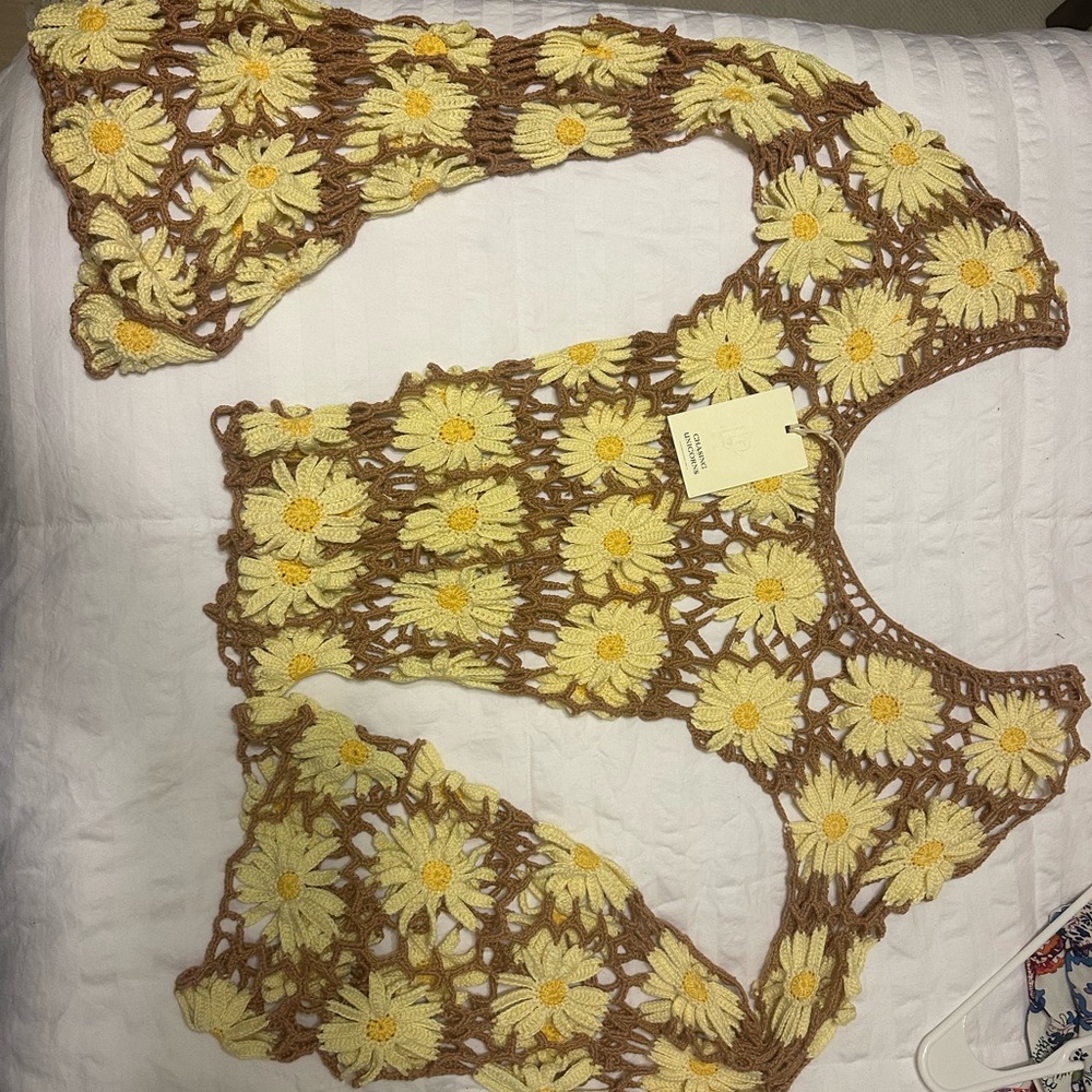 Chasing Unicorns SET Daisy Jane’s 2 pc set - top and flare pants NWT XS - Picture 5 of 17